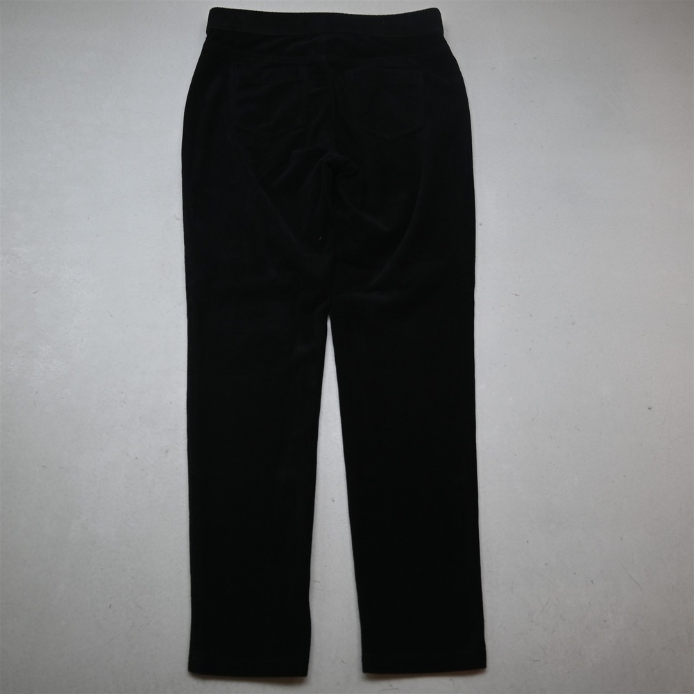 Gloria Vanderbilt M Black Corduroy Pull On Skinny Womens Pants - Picture 9 of 9